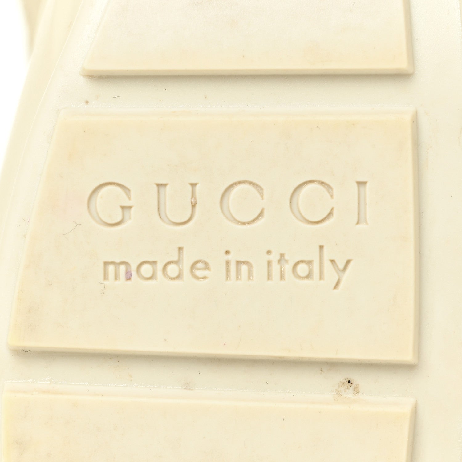Gucci Calfskin Logo Womens Rhyton Sneakers 40 Ivory 11 of 20