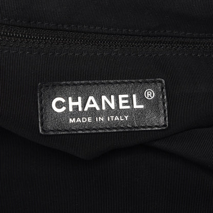 Chanel Iridescent Calfskin Chic Quilt Frame Tote Black 7 of 8