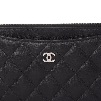 Chanel Caviar Quilted Classic Zip Pouch Black 8 of 8