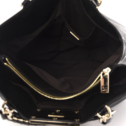 Fendi Canvas Mia Tote Black 5 of 9