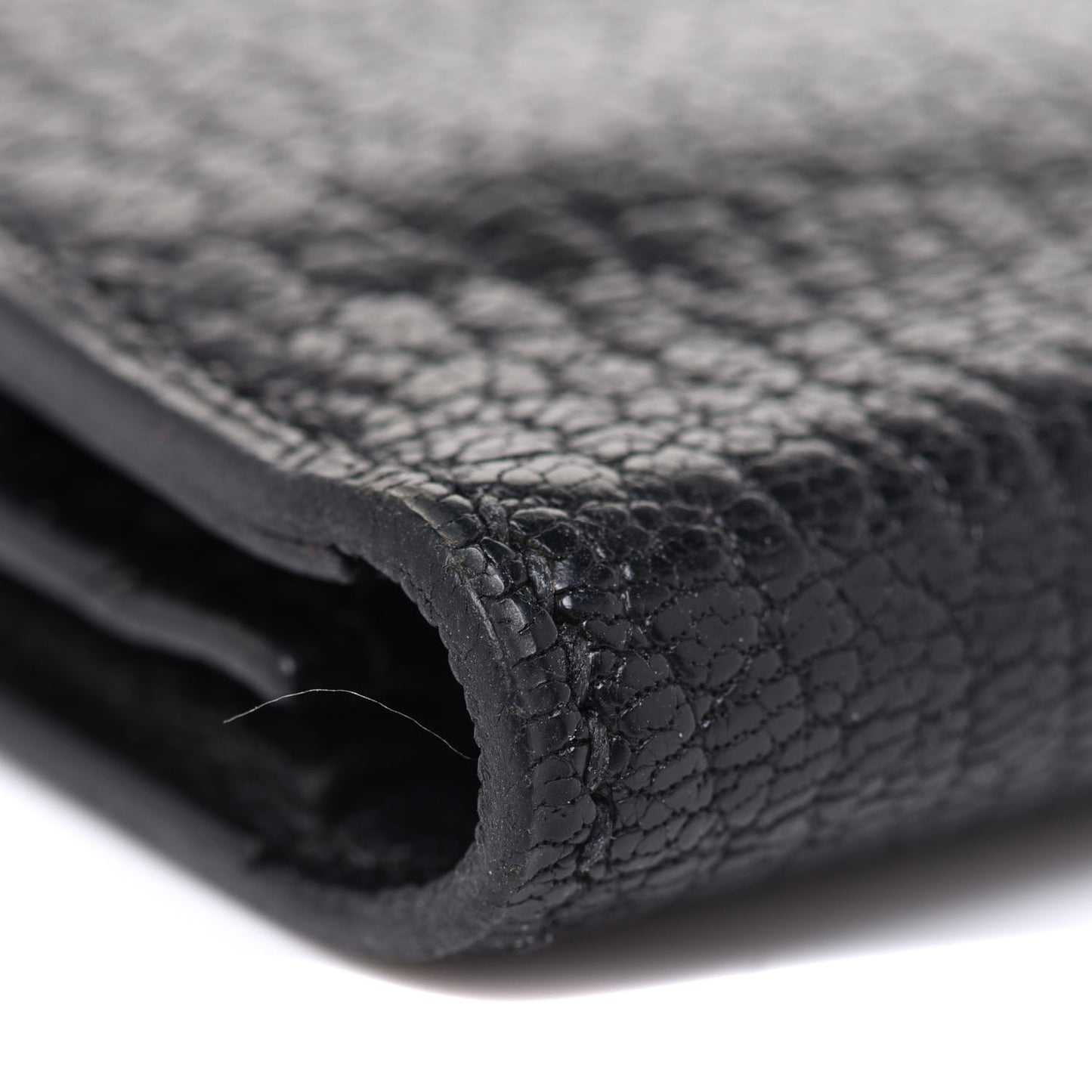 Chevre Mysore Bearn Gusset Wallet Black