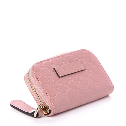 Gucci Microguccissima Zip Around Card Case Soft Pink 3 of 6