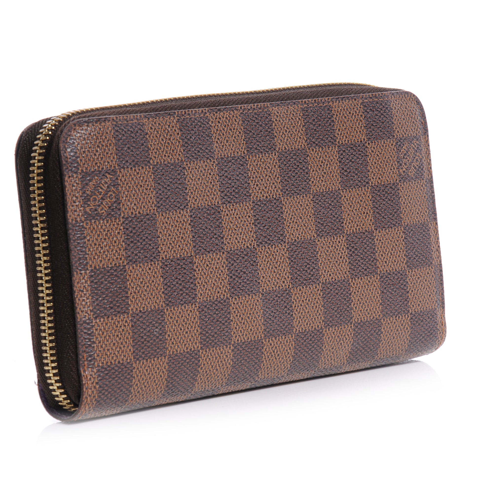 Louis Vuitton Damier Ebene Illustre Zippy Wallet Violet 3 of 8
