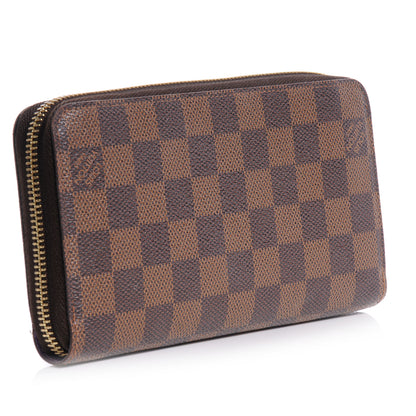 Louis Vuitton Damier Ebene Illustre Zippy Wallet Violet 3 of 8