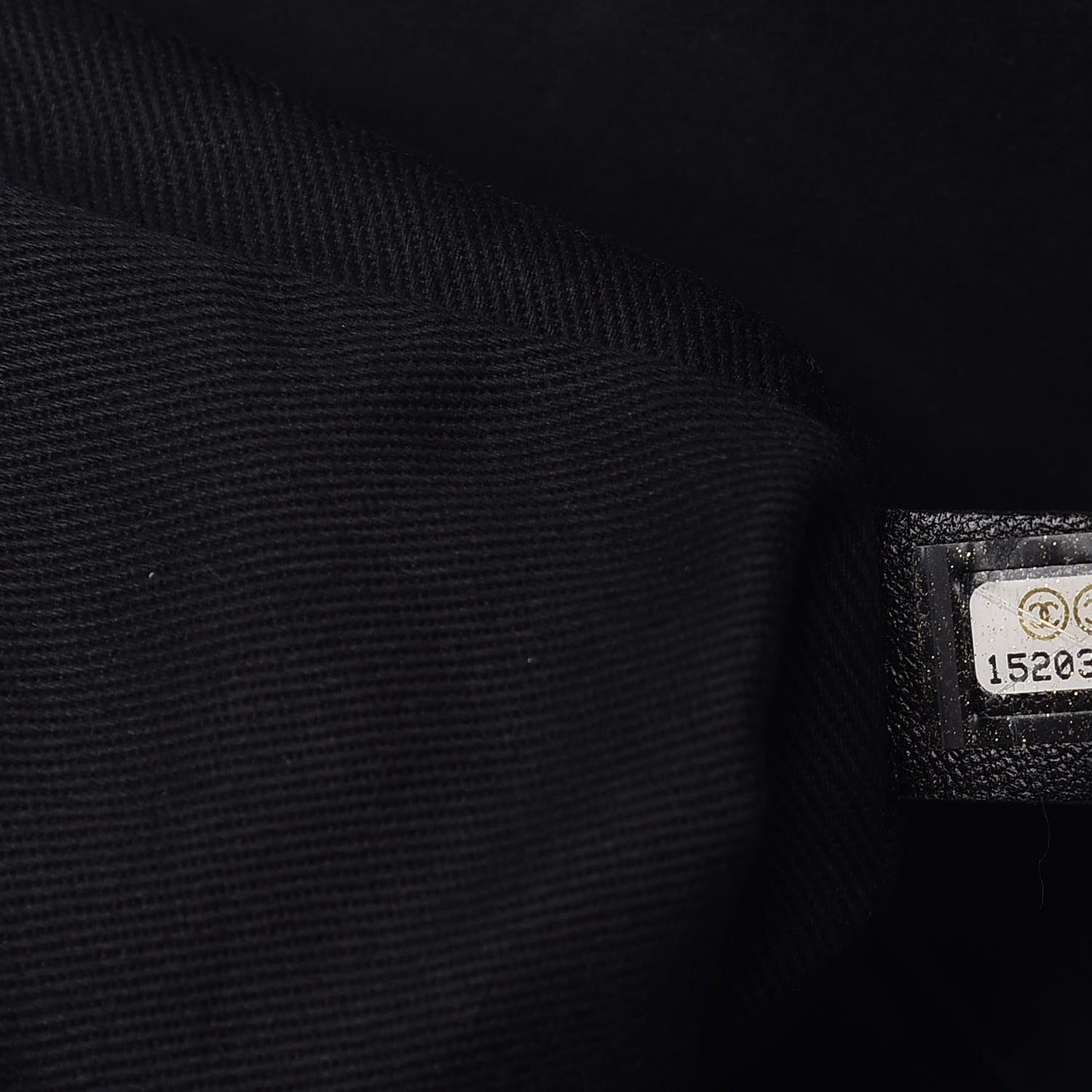 Iridescent Calfskin Jumbo In the Mix Double Flap Black