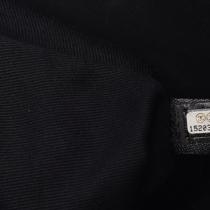 Chanel Iridescent Calfskin Jumbo In the Mix Double Flap Black 7 of 9