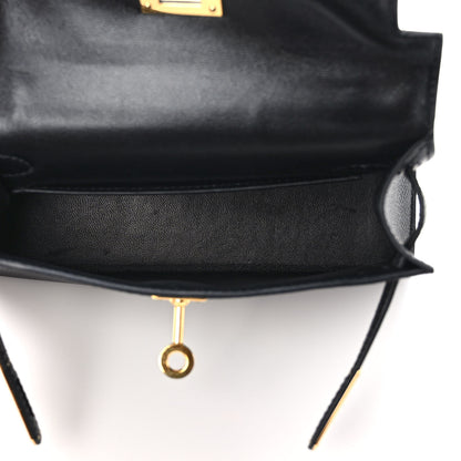 Hermes Epsom Mini Kelly Sellier 20 Black 5 of 8