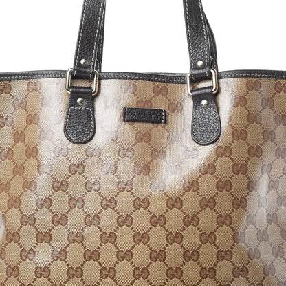 Gucci Crystal Monogram Joy Tote Dark Brown 8 of 13
