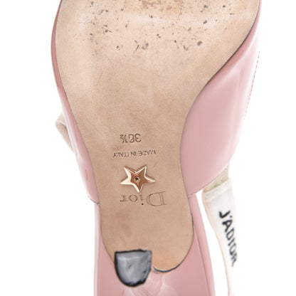 Christian Dior Patent Ribbon J'Adior Slingback 100mm Pumps 36.5 Pink 6 of 10