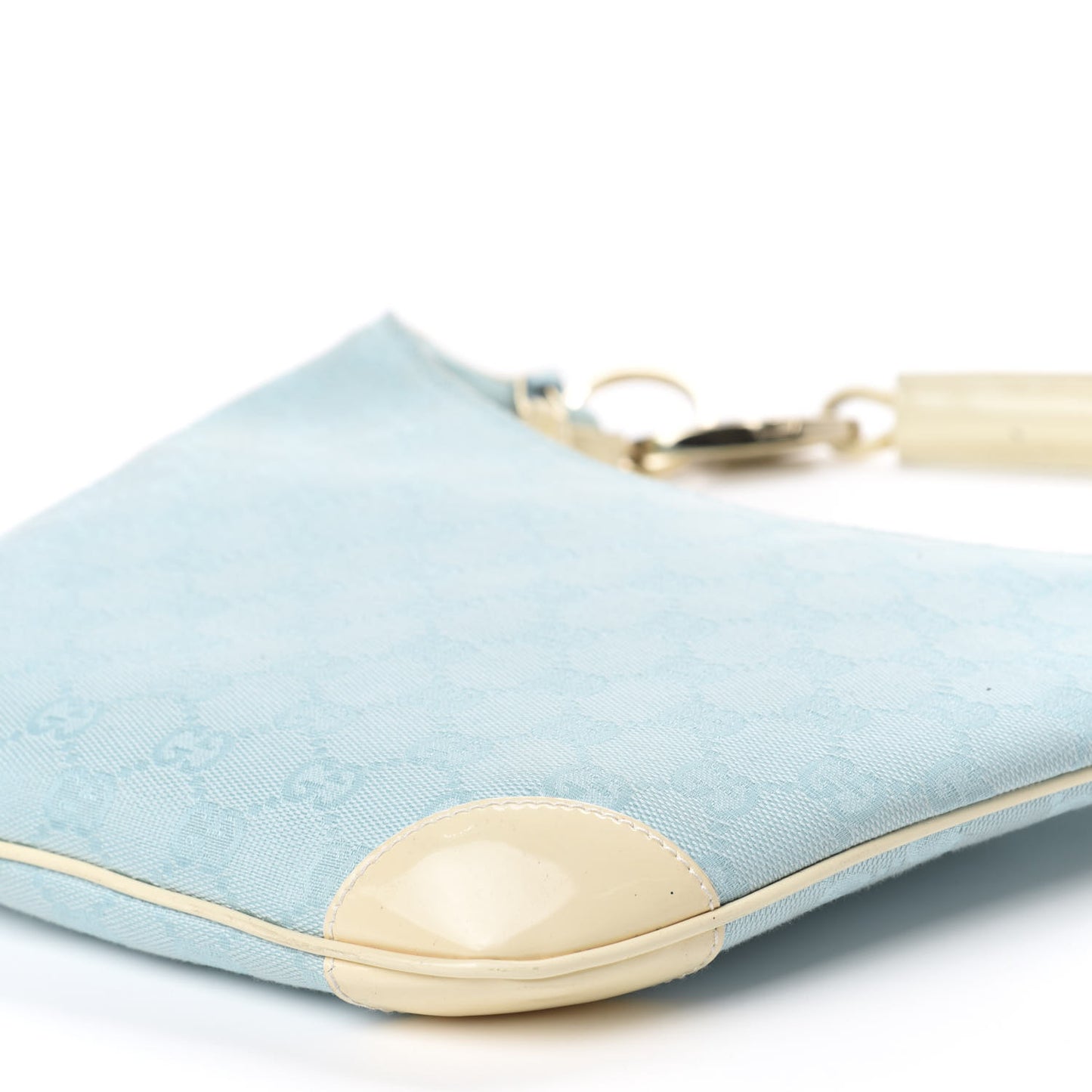 Monogram Patent Small Hobo Blue