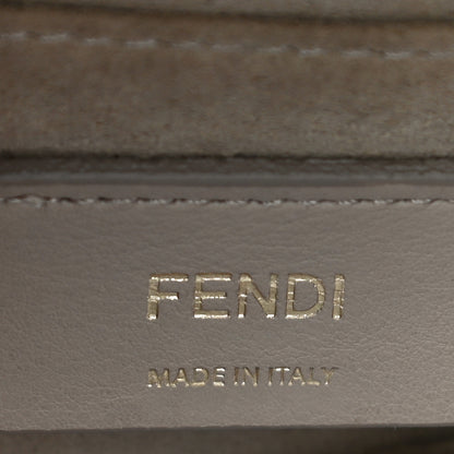 Fendi Vitello Liberty Scalloped Studded Small Kan I Shoulder Bag Black 5 of 12