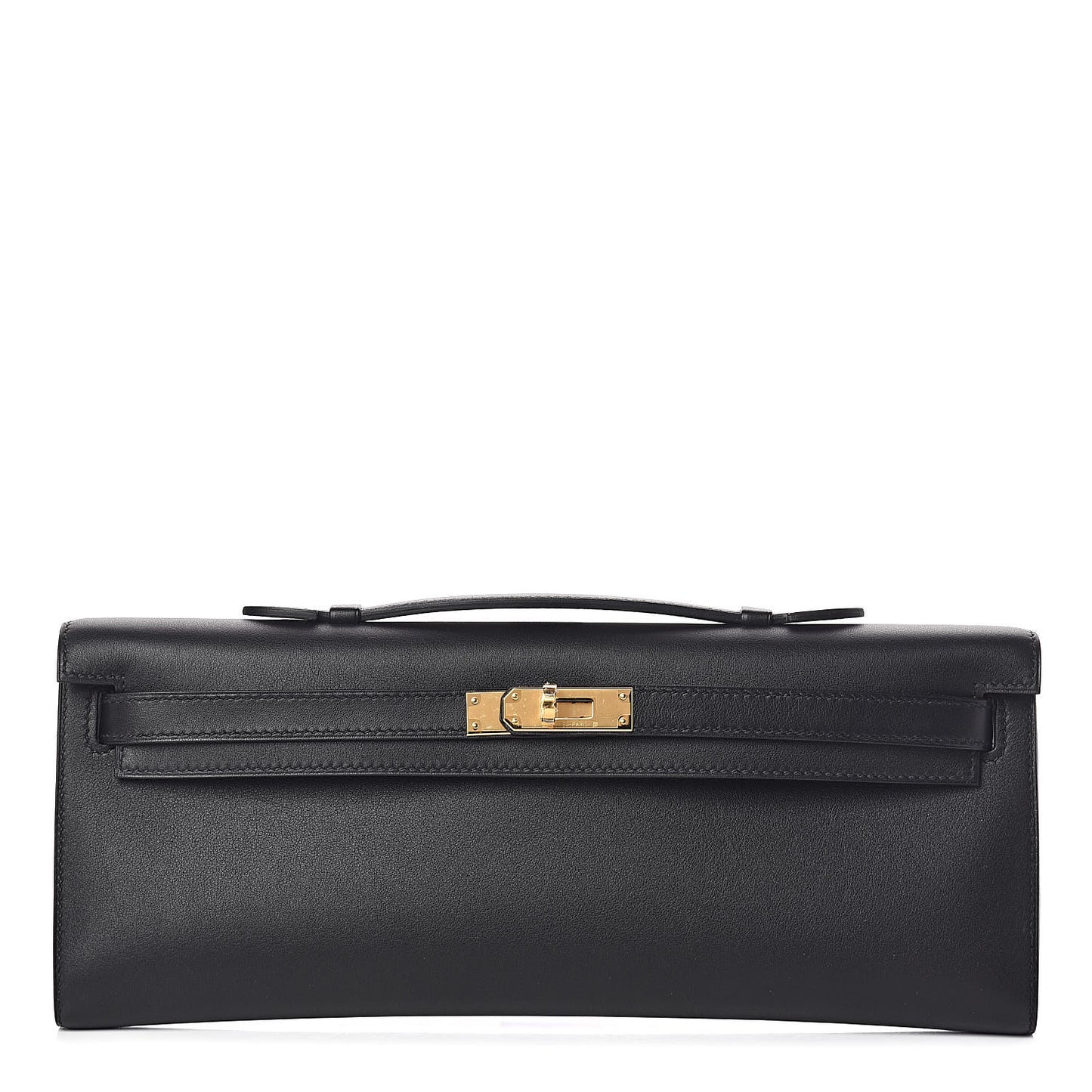 Swift Kelly Cut Clutch Pochette Black
