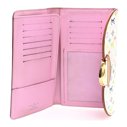 Louis Vuitton Monogram Multicolor Eugenie Wallet White Litchi 5 of 7