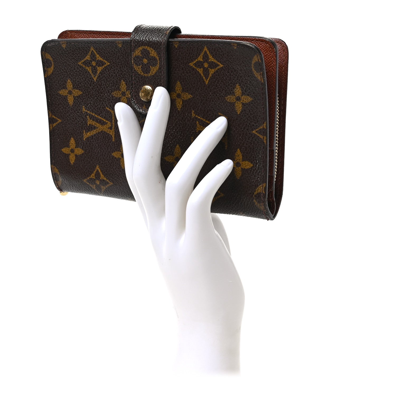 Louis Vuitton Monogram Porte Papier Zippe Wallet 2 of 8