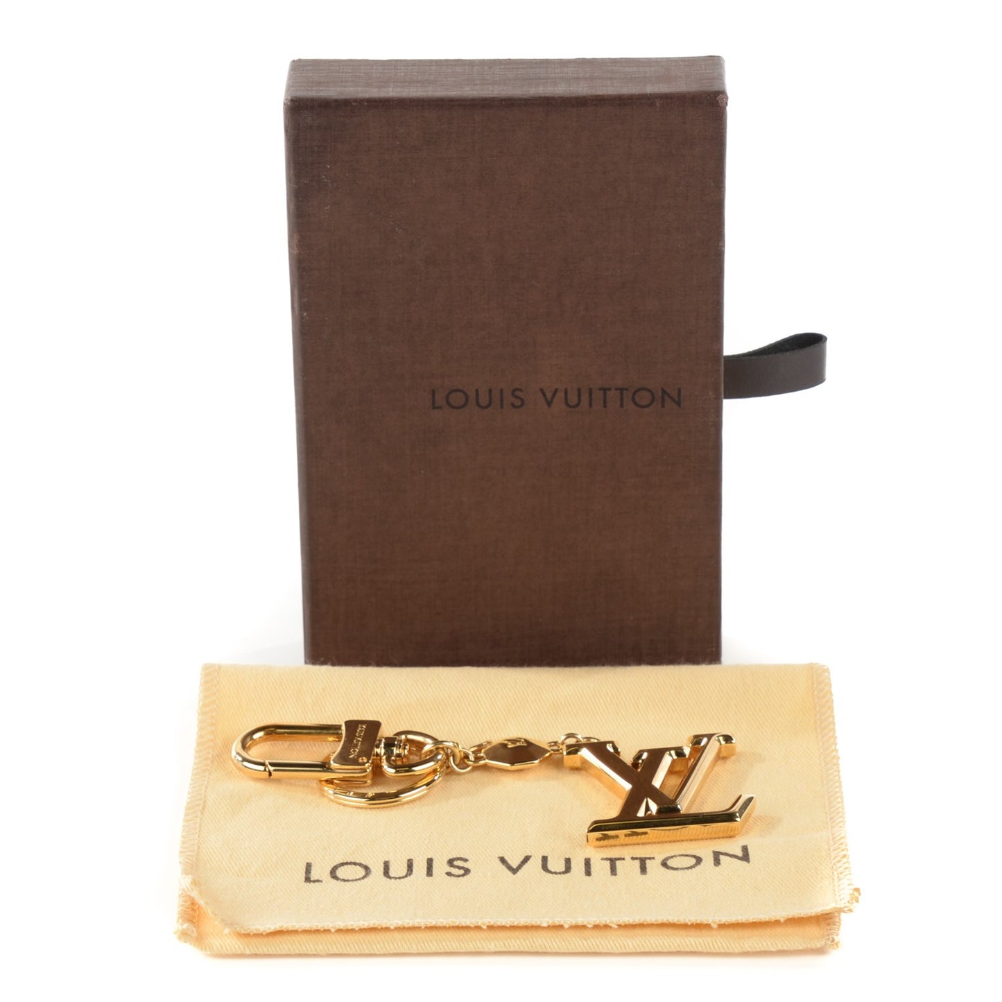 LV Facettes Key Holder Gold