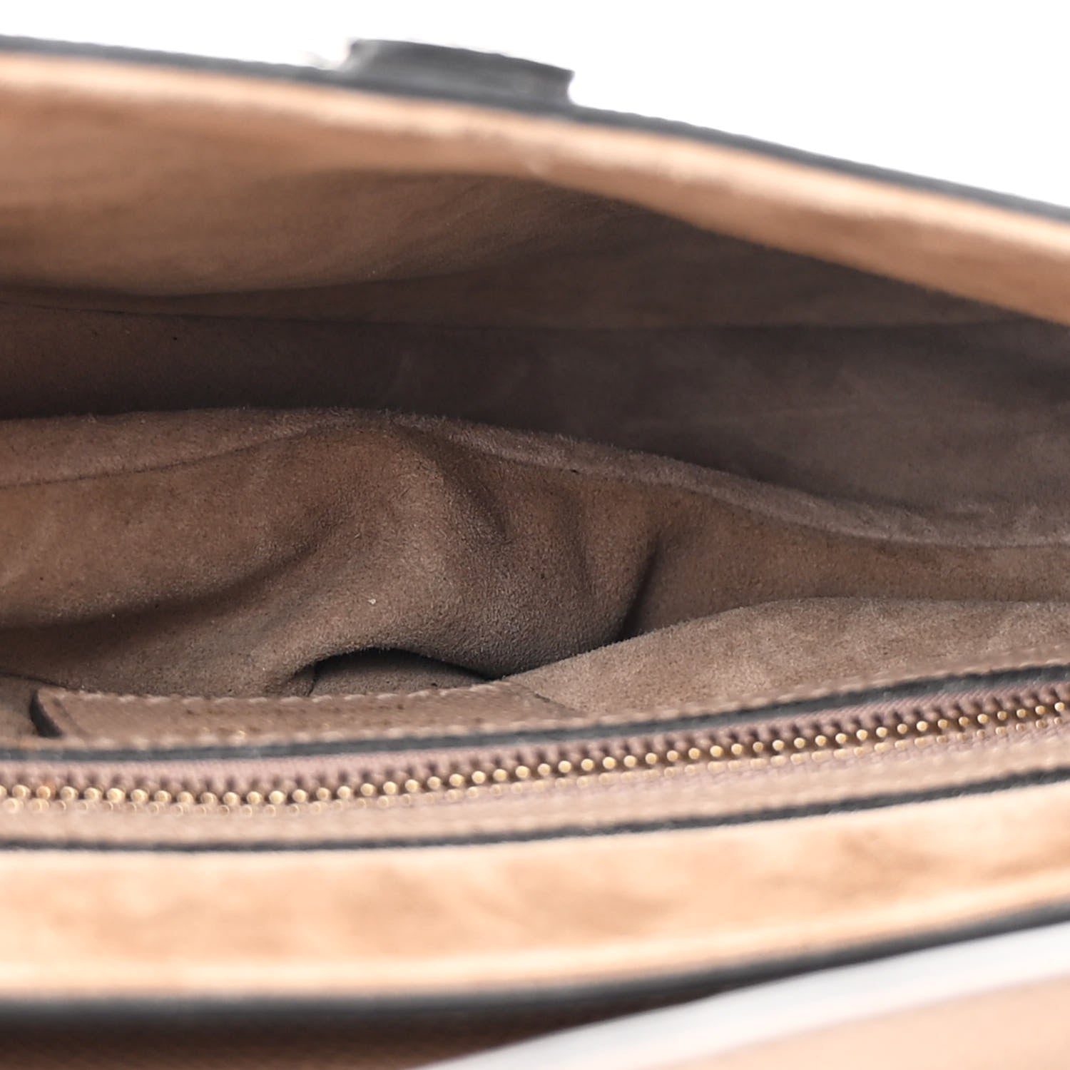 Christian Dior Grained Calfskin Saddle Bag With Strap Taupe 5 of 12