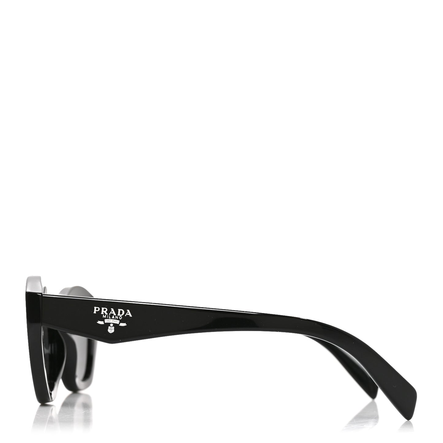 Acetate Logo Sunglasses SPR A02 Black