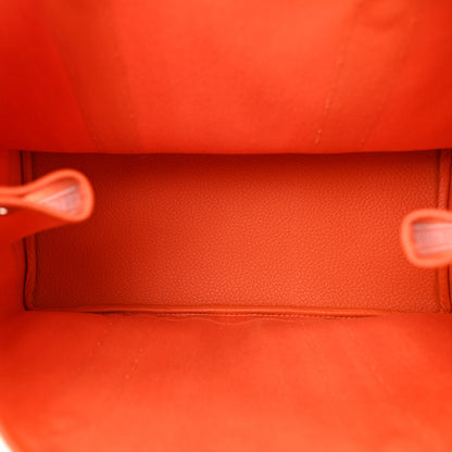 Hermes Toile Negonda Garden Party Tote 36 MM Orange 5 of 10