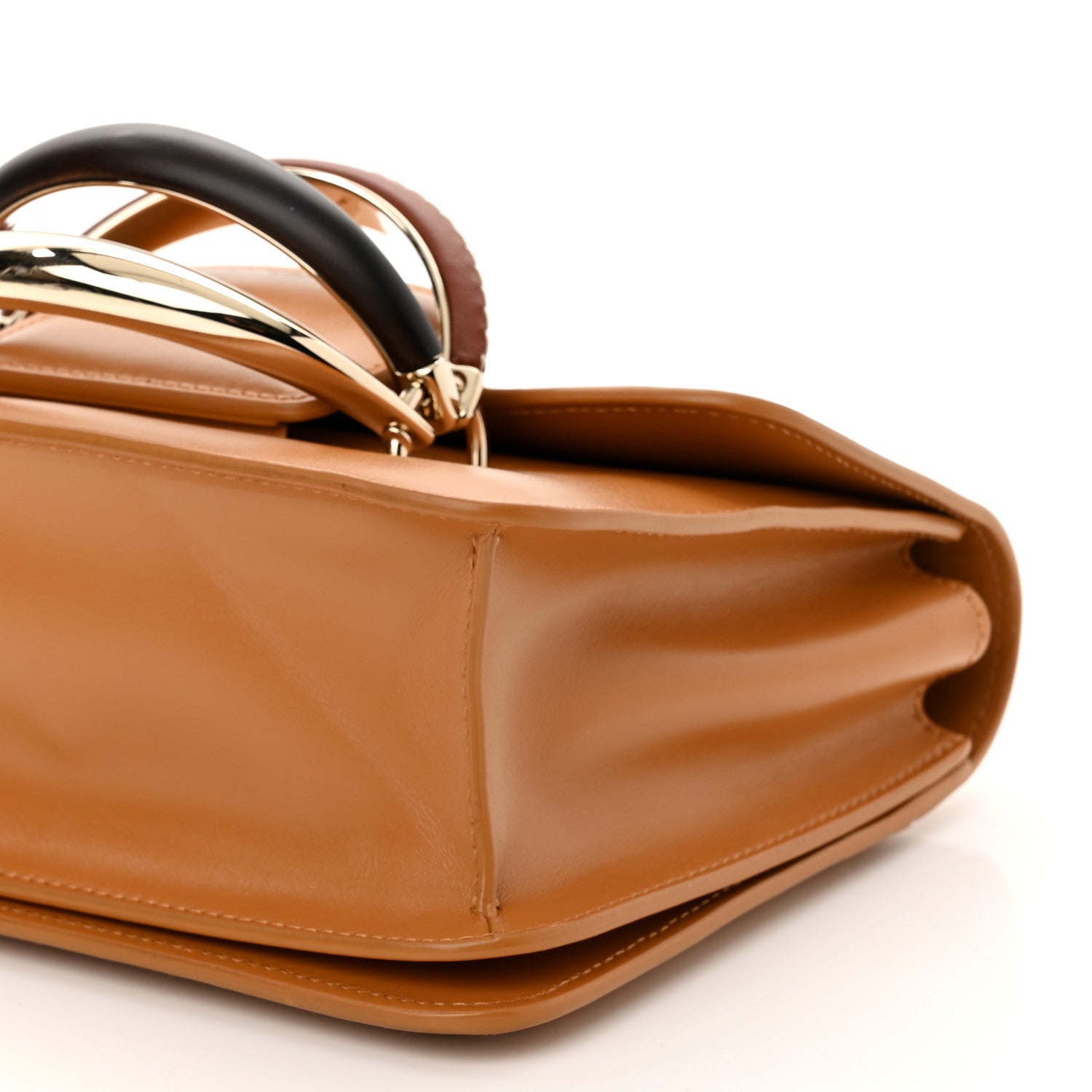 Chloe Calfskin Kattie Shoulder Bag Autumnal Brown 9 of 9