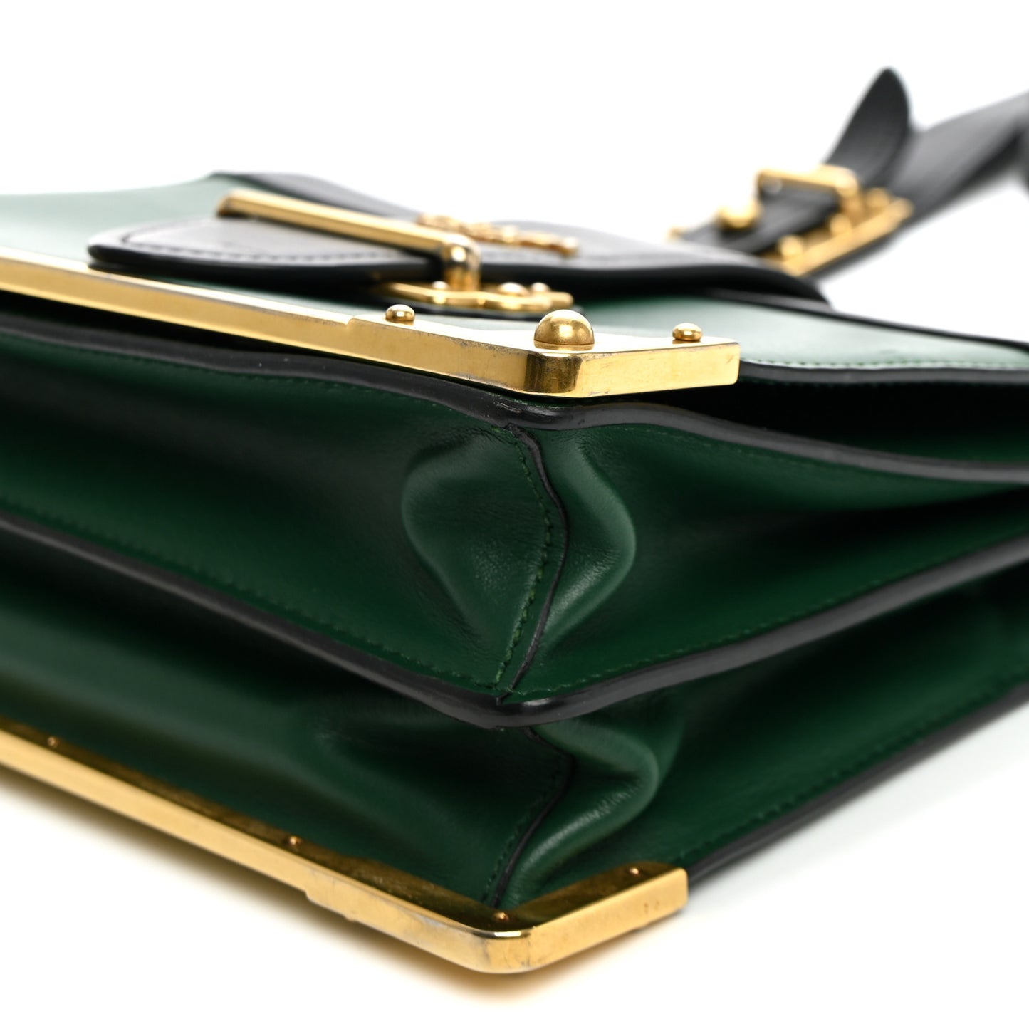 City Calf Saffiano Cahier Bag Biliardo Black