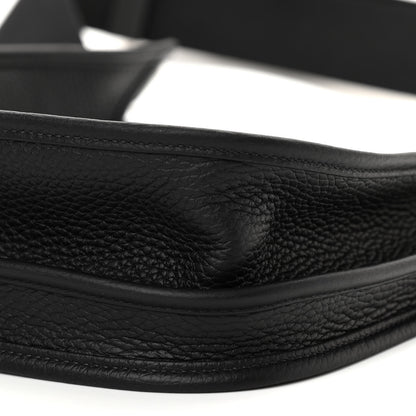 Hermes Taurillon Clemence Evelyne III PM Black 5 of 10