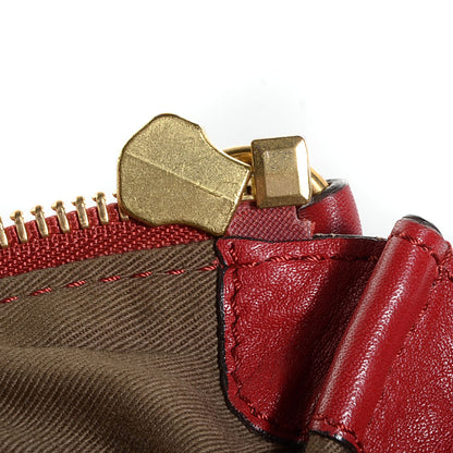 Chloe Calfskin Medium Marcie Satchel Garnet 9 of 10