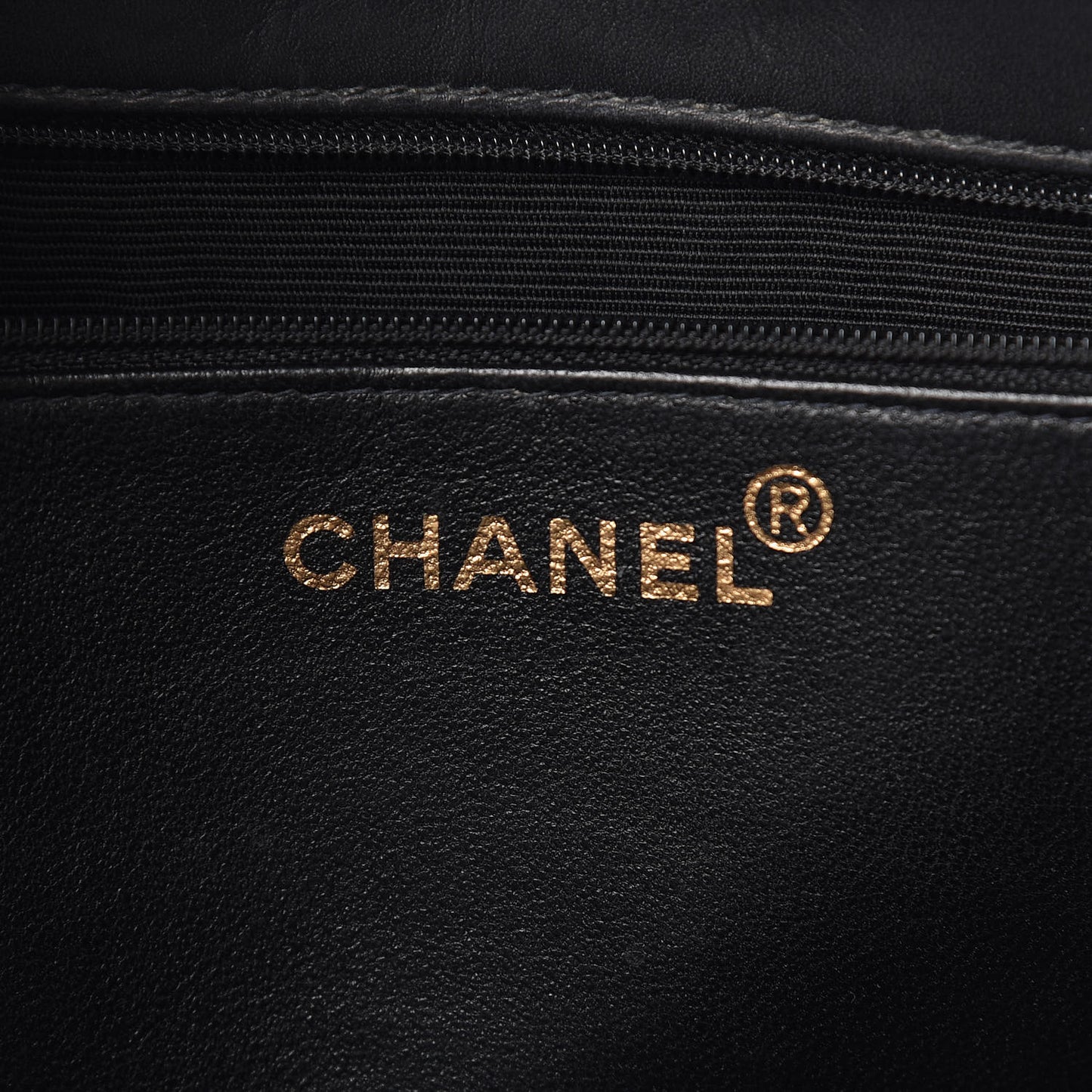 Lambskin Stitched CC Tote Black