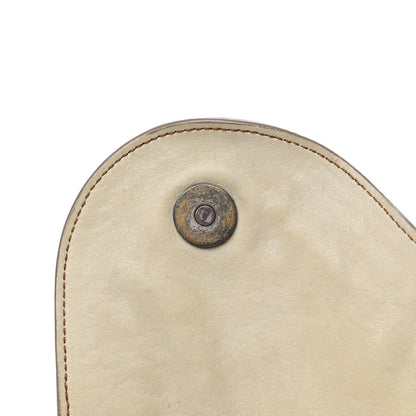 Christian Dior Calfskin Gaucho Double Saddle Bag Ivory 12 of 13