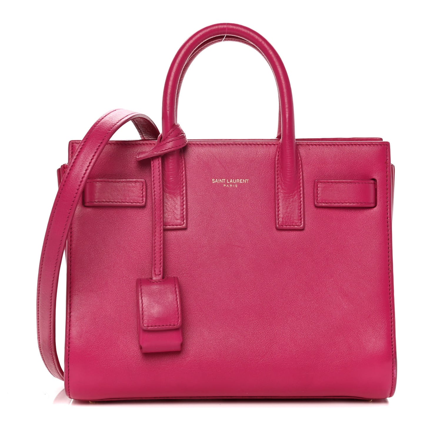 Calfskin Nano Sac De Jour Bubblegum