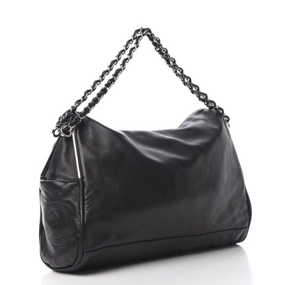 Chanel Lambskin Large Ultimate Soft Tote Black 3 of 12