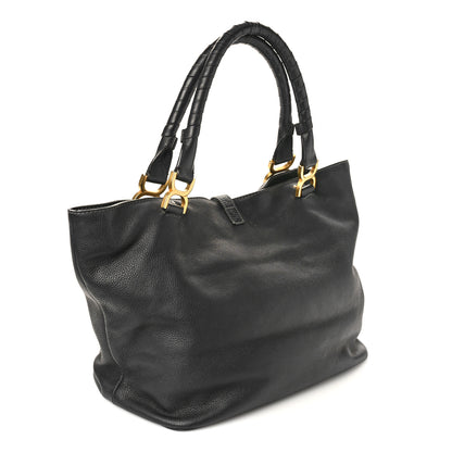 Chloe Calfskin Large New Marcie Tote Black 2 of 11