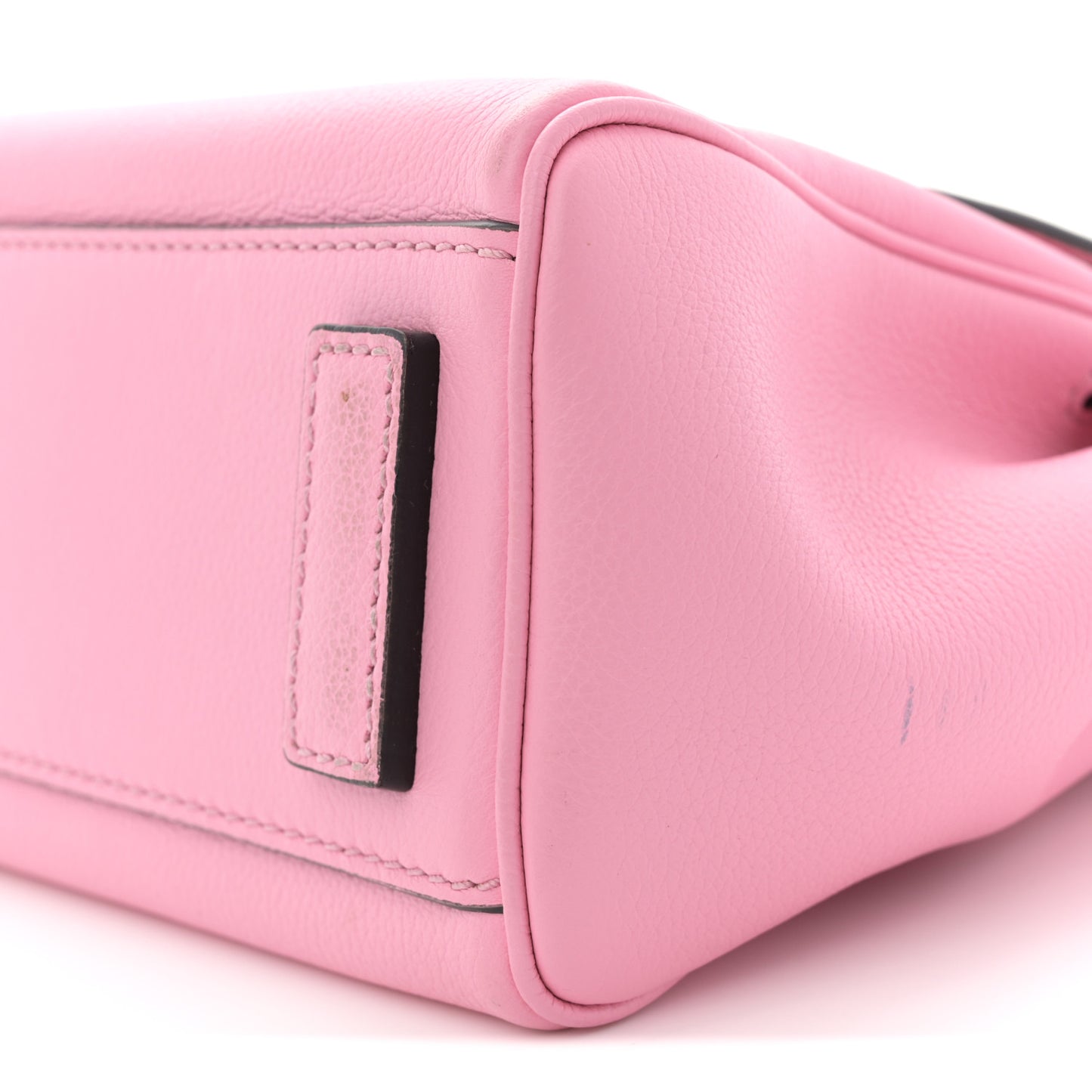 Grained Calfskin Small La Medusa Top Handle Bag Pink