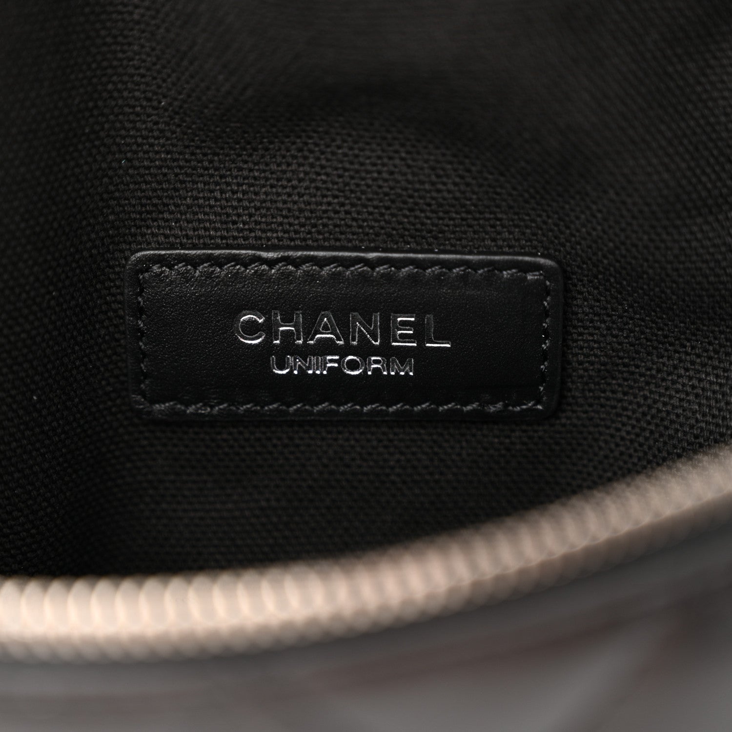 Chanel Calfskin Quilted Waist Belt Bag Black 6 of 10