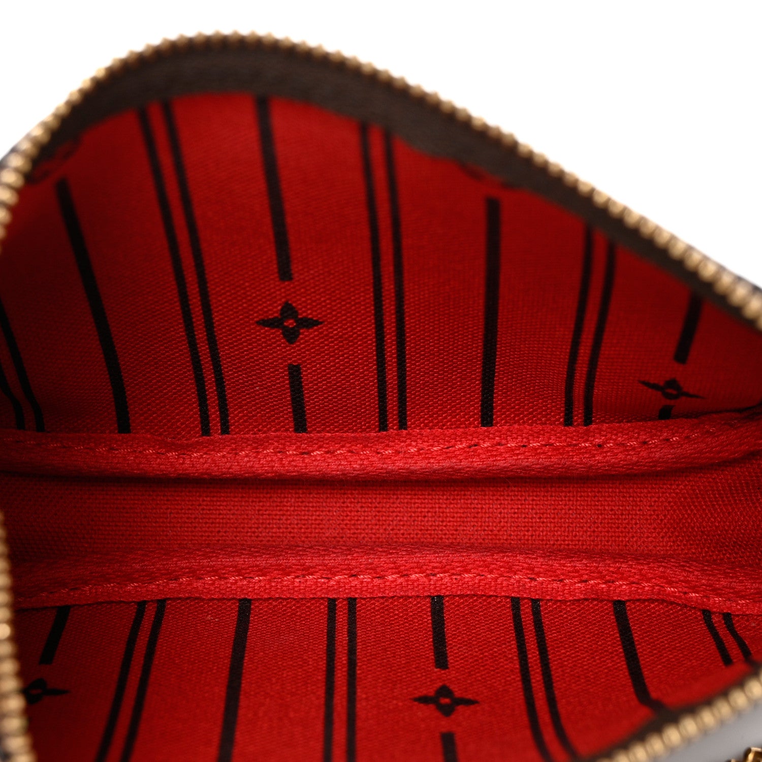 Louis Vuitton Damier Ebene Complice Trunks and Bags Mini Pochette Accessories Red 5 of 8