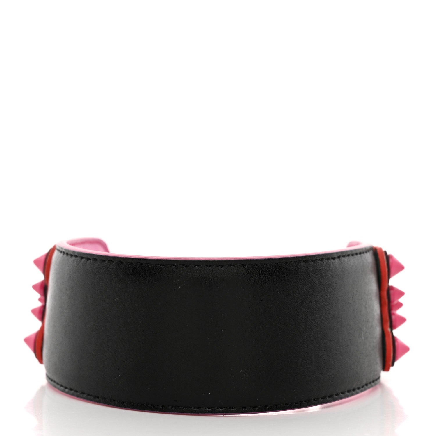 Fendi Vitello Dolce Studded Mini Strap You Black Pink 2 of 6