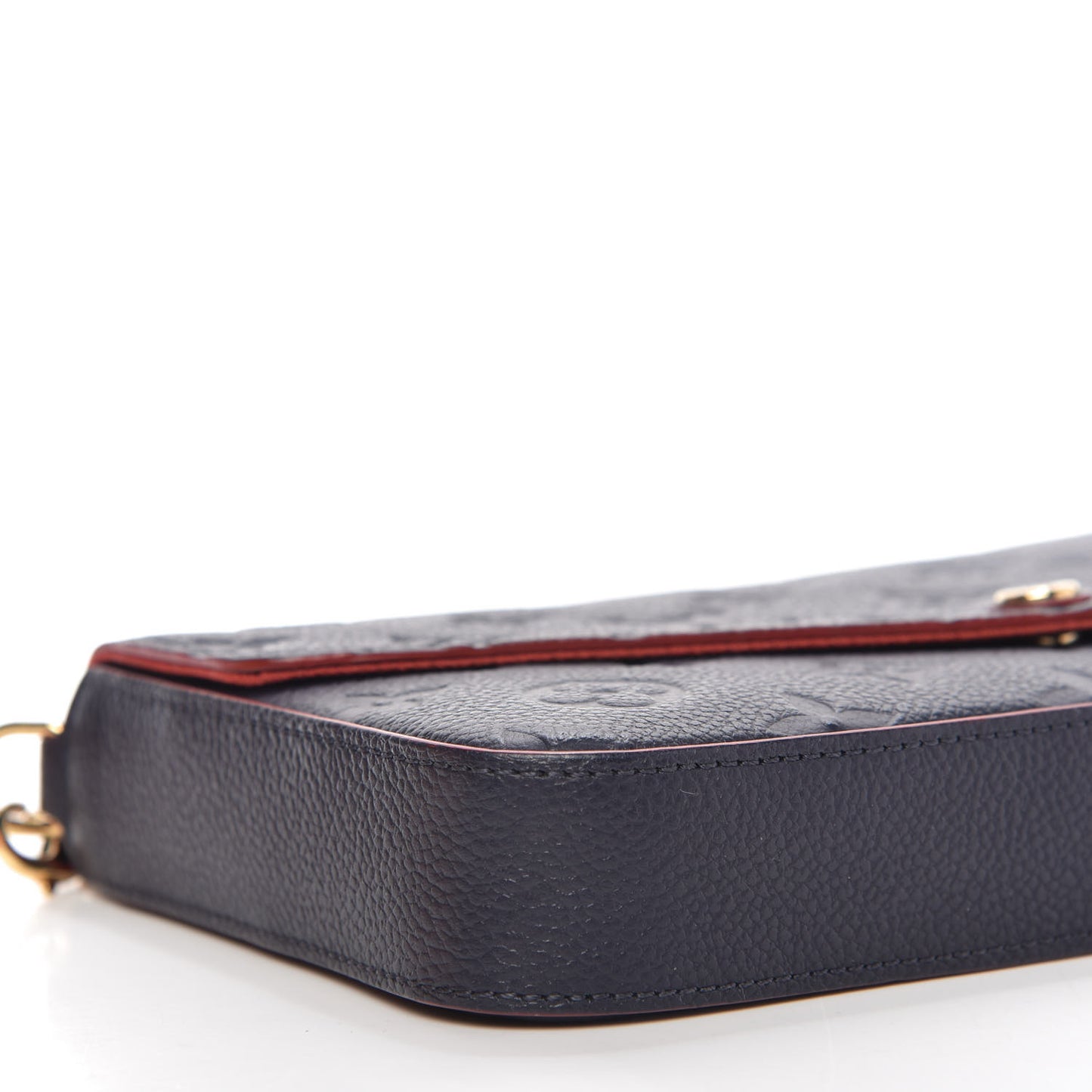 Empreinte Pochette Felicie Chain Wallet Marine Rouge
