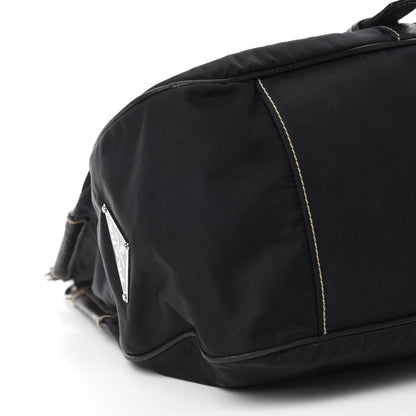 Prada Tessuto Nylon Vitello Daino Hobo Black 6 of 15