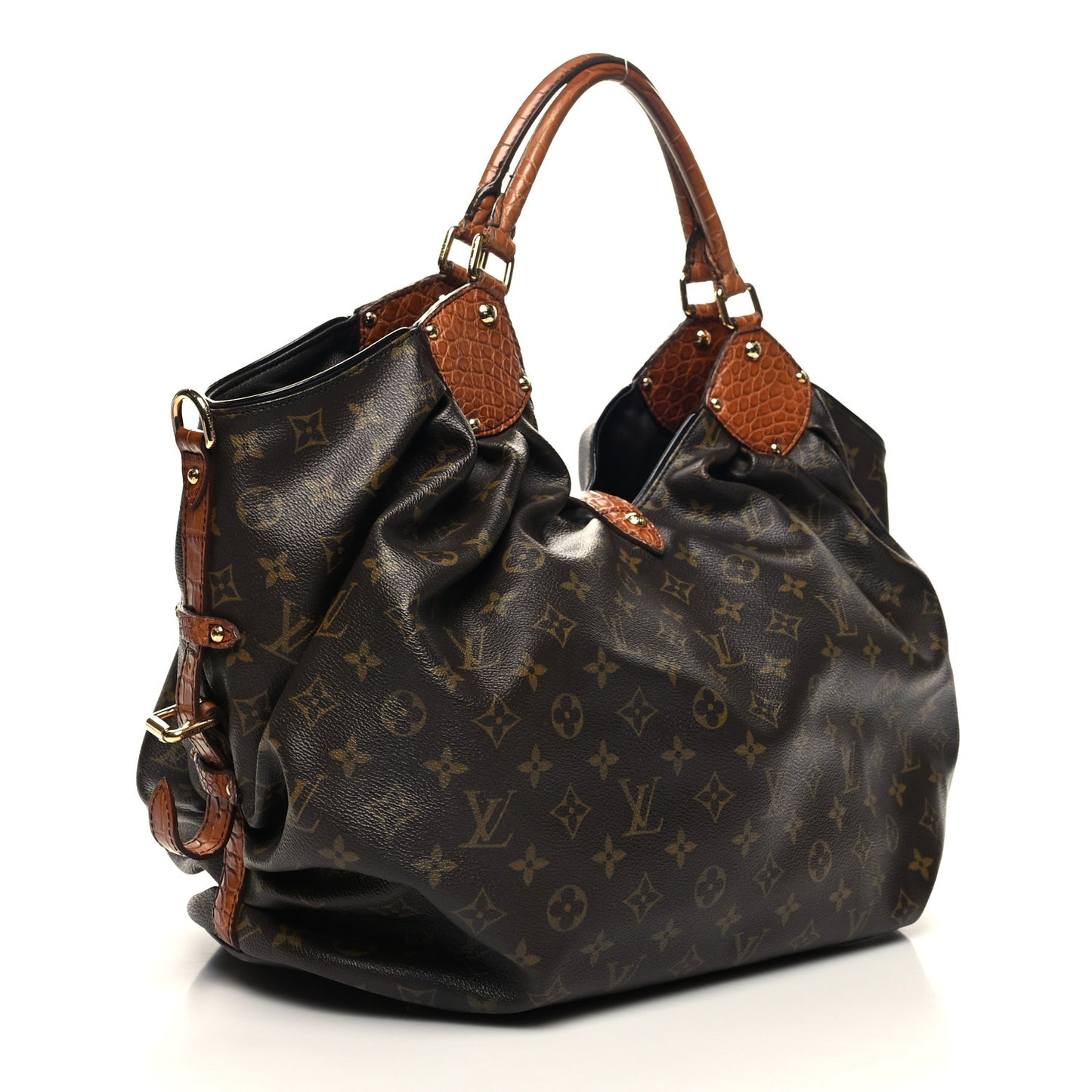 Monogram Alligator Trim Mahina XL