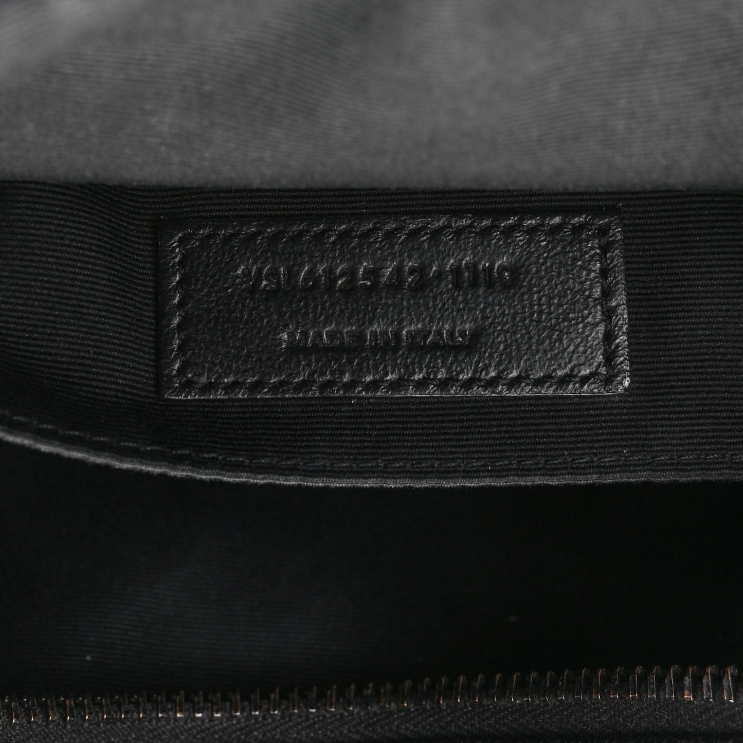 Lambskin Monogram Lou Camera Bag Black