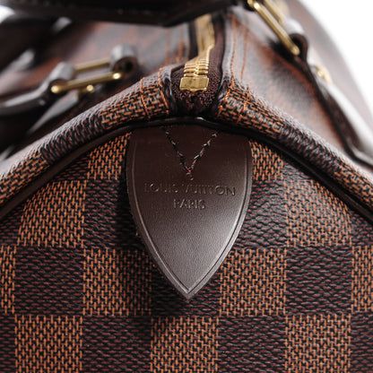 Louis Vuitton Damier Ebene Speedy 30 5 of 8