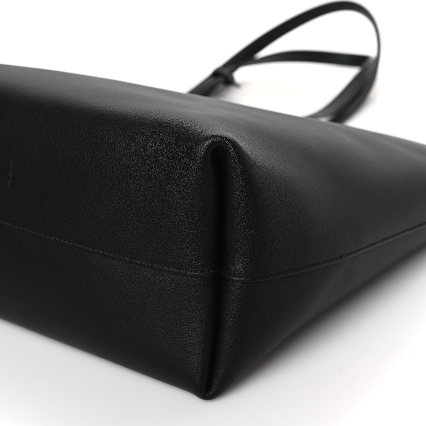 Calfskin Large Shopping Tote Black