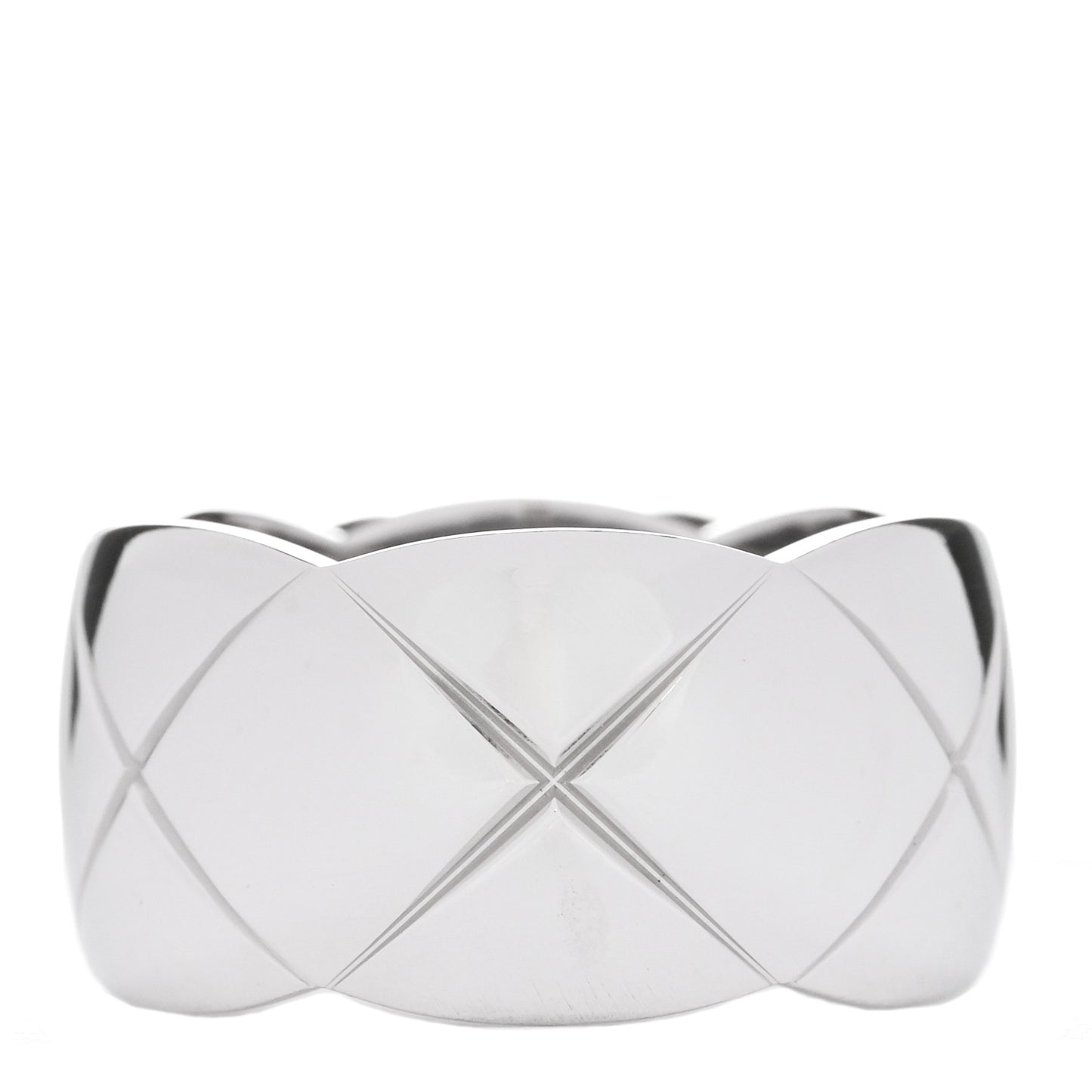 18K White Gold Large Coco Crush Ring 52 6