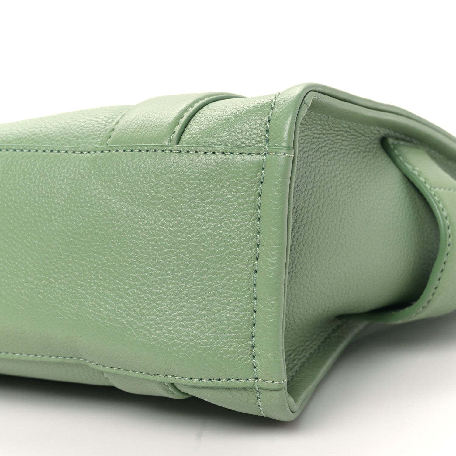 Marc Jacobs Grained Calfskin Small The Tote Bag Aspen Green 9 of 9