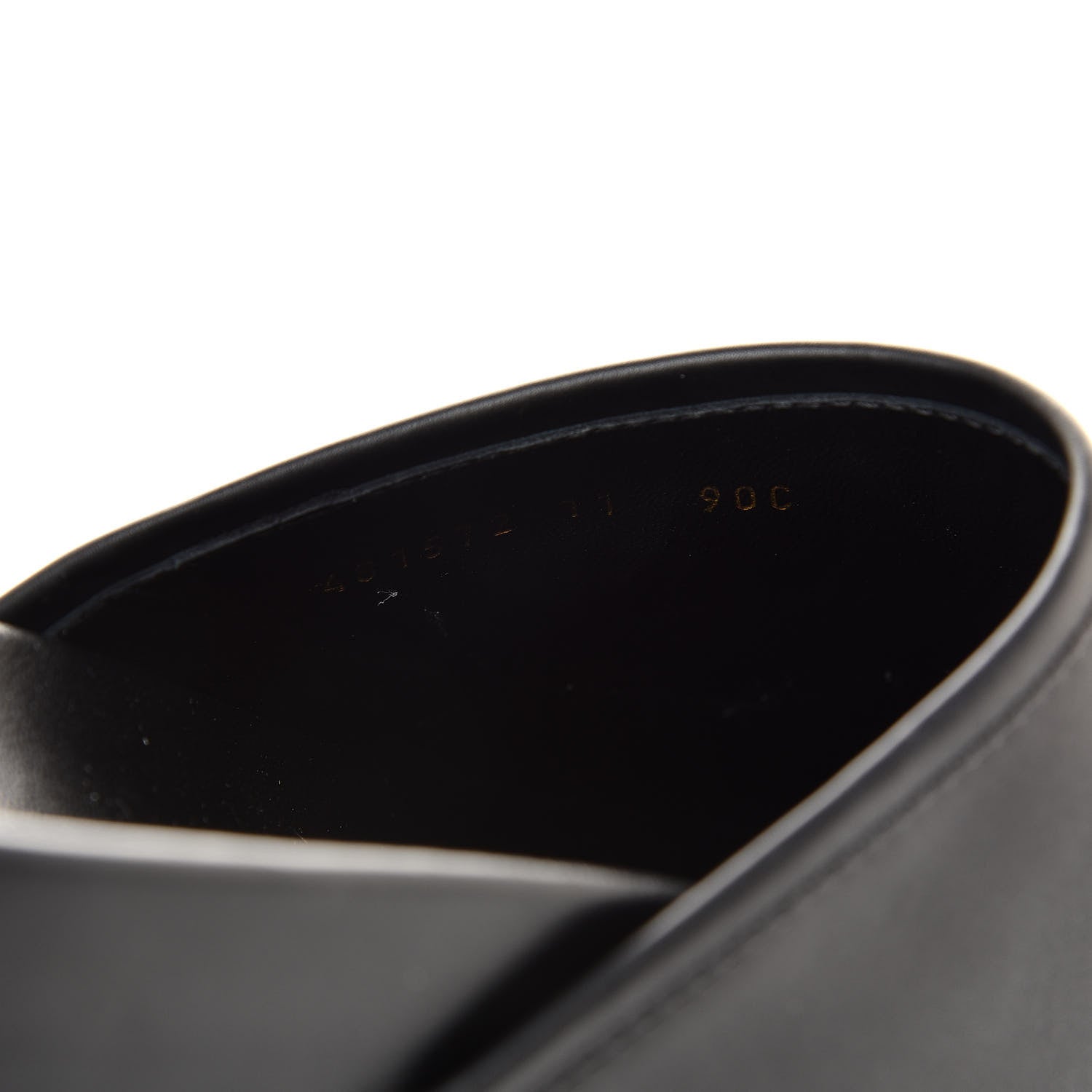 Gucci Calfskin Mens Horsebit River Slippers 11 Black 8 of 10