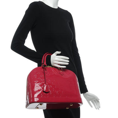 Louis Vuitton Vernis Alma MM Rose Indien 5 of 8