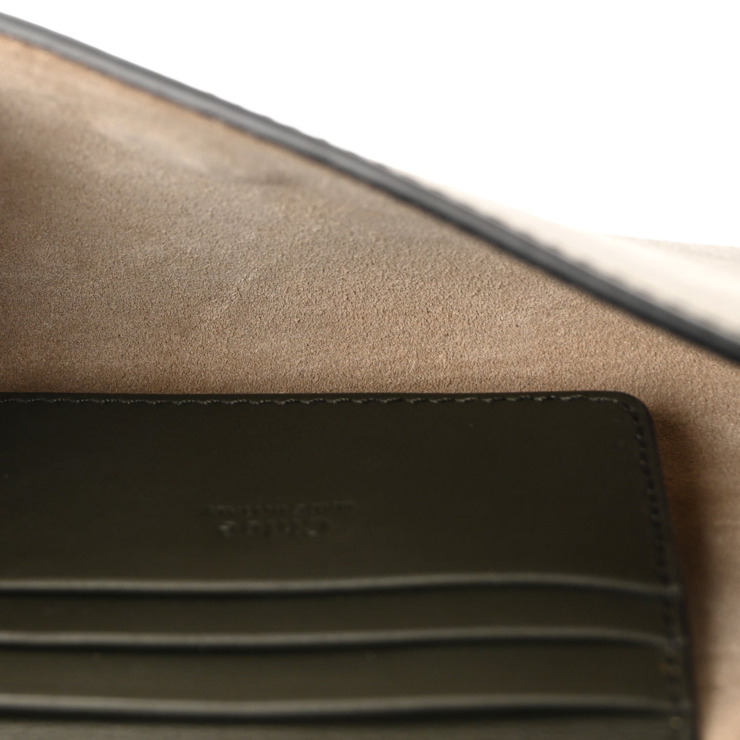 Suede Calfskin Mini Faye Shoulder Bag Deep Forest