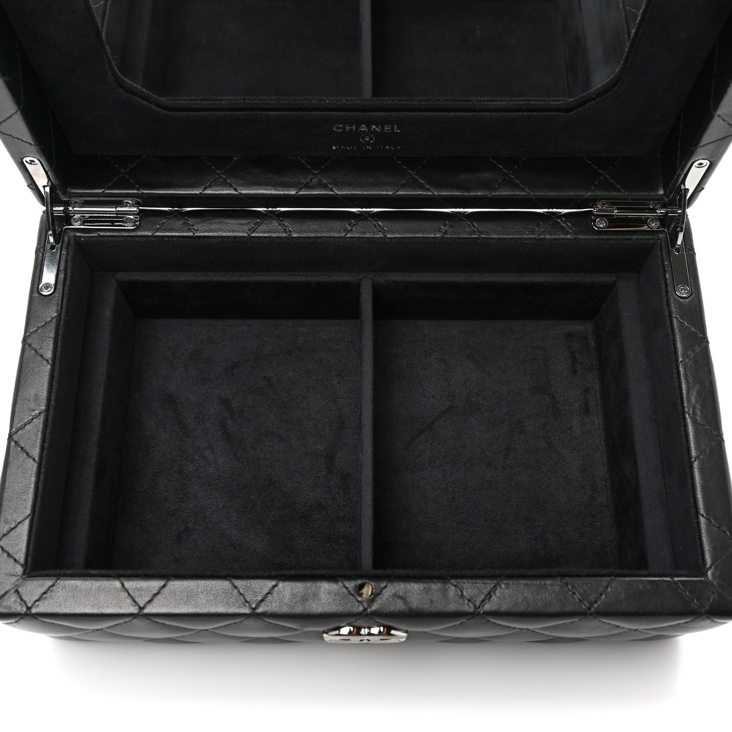 Chanel Lambskin Small Jewelry Box Black 7 of 13