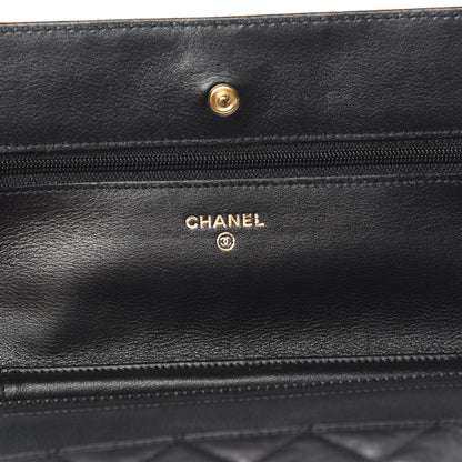 Chanel Aged Calfskin Quilted Reissue Wallet On Chain WOC Black 6 of 11