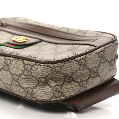 Gucci Soft GG Supreme Monogram Medium Ophidia Belt Bag Dark Brown 9 of 9