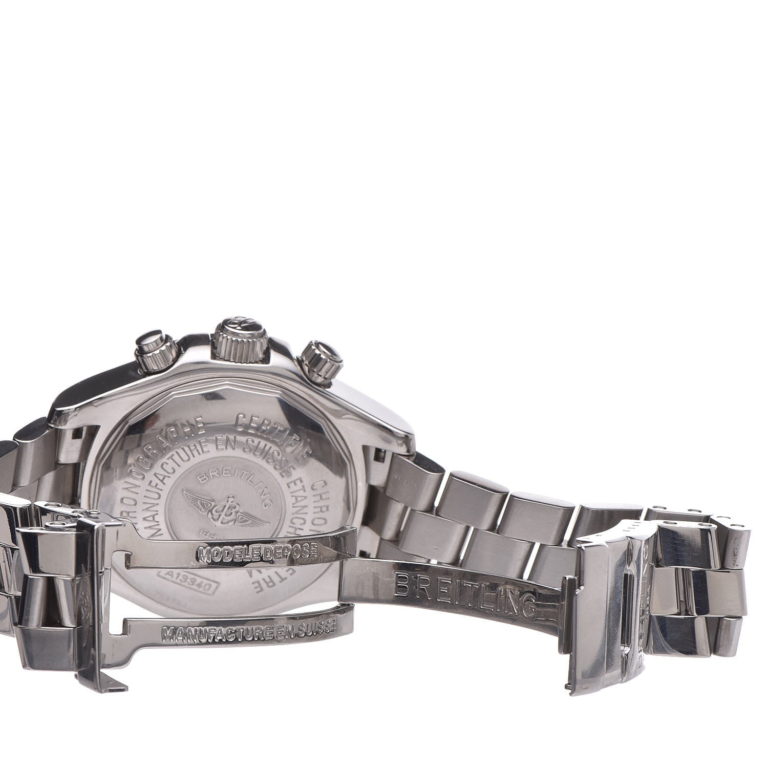 Breitling Stainless Steel 42mm Chrono Super Ocean Automatic Watch White A13340 6 of 7